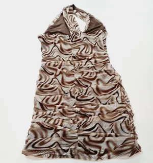 Superdown Kasey Mesh Mini Dress in Brown Medium thumbnail 9