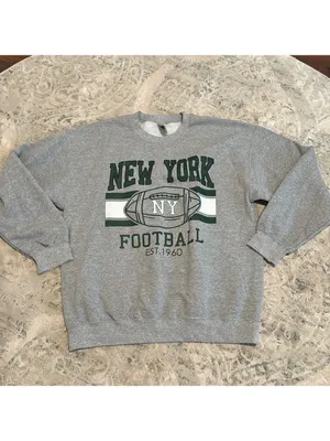 Gildan‎ New York Jets Crewneck Sweatshirt thumbnail 3