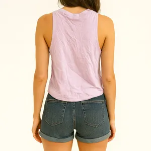 We The Free Size Small Light Purple Knotted Shoulder Tank Top thumbnail 2