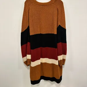 The Buckle say what brand long color block cardigan and a women’s size medium! thumbnail 4