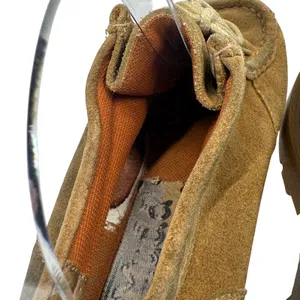 Vtg Mudd Sara 90s Platform Loafers Suede Brown Chunky Lug‎ Shoes 8.5 Academia thumbnail 10
