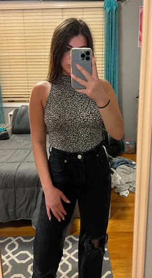 Cheetah Print Bodysuit thumbnail 1