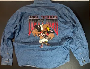 Atlanta Falcons Shirt Blue Size XL thumbnail 1