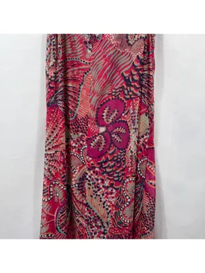 Tommy Bahama Carnival Lights Chiffon Maxi Dress Size Medium NWT thumbnail 3