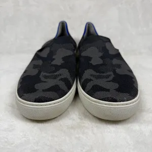 Rothys The Sneaker‎ Grey Camo Slip On Washable Knit Shoes 8.5 thumbnail 3