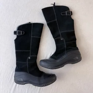 The North Face Anna Purna‎ 8.5 Black Tall Waterproof Primaloft Winter Boots thumbnail 4