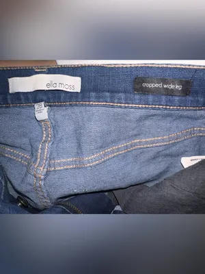 Ella Moss Cropped Wide Leg Jeans 28" Waist thumbnail 5