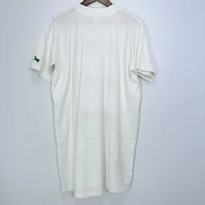 Vintage White Single Stitch Christmas Village Bow Coquette Sleep Shirt‎ One Size thumbnail 2