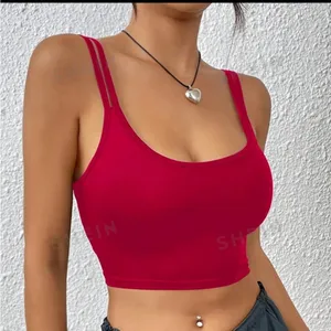 Red Cropped Tank Size M thumbnail 3