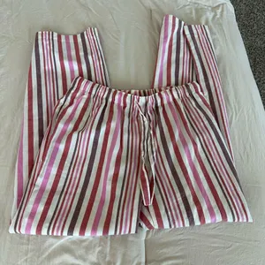Auden pink stripe pajama pants Size M thumbnail 2