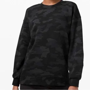 Lululemon Perfectly Oversized Crew Heritage 365 Camo Deep Coal Multi thumbnail 1