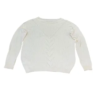 Lulus Cream Knit‎ Sweater Women's Small Long Sleeve Round Neck Casual thumbnail 6