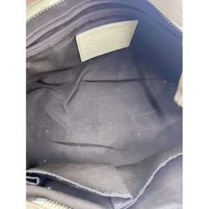 coach medium beige leather shoulder bag thumbnail 8
