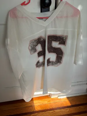 White Urban Outfitters Jersey Size L thumbnail 1
