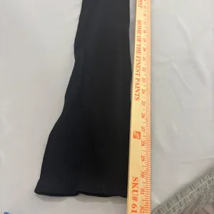 Olive + Oak Black Ribbed High Waisted Leggings XS thumbnail 5