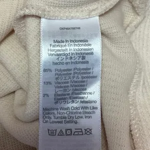 Madewell Cream Ribbed Knit Balloon Sleeve Button Up Cardigan Sweater Top Size XS thumbnail 4