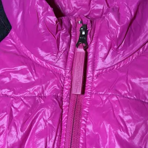 Calvin Klein Performance Jacket‎ Women’s XL Pink Black Quilted Full Zip thumbnail 3