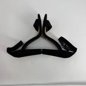 Torrid Womens Black Faux Suede Ankle Strap Block Heel‎ Sandals 8.5W thumbnail 5