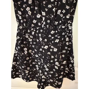 Vestique Black White Romper Women's Sz Small thumbnail 12