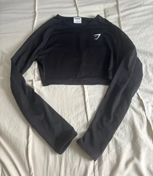 Black Gymshark Long Sleeve thumbnail 1