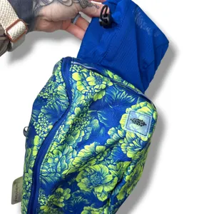 NEW Free People Movement FP Blue Woodblock Floral Happy Packer Cargo Sling Bag thumbnail 8