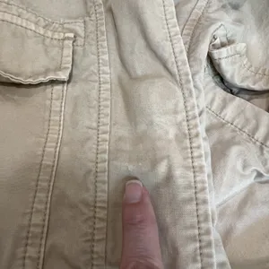 Gap Women's Khaki Utility Jacket‎ Safari Military Cotton Lightweight thumbnail 3