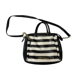 Whimsigoth Kitschy Glam Betsy Johnson Girly Grunge Awning Striped Y2K Crossbody thumbnail 6