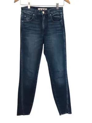 AMO Twist Dark Vintage Blue Wash Women Mid Rise Ankle Jeans Size 25 NWOT thumbnail 12