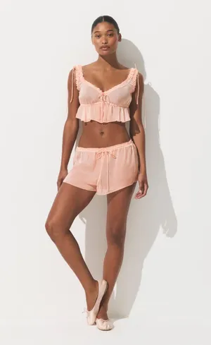 Skims romance babydoll and short set Color primrose thumbnail 1