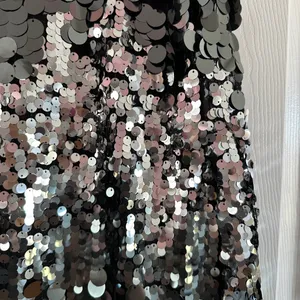 ZARA Sequin Silver Mini Dress thumbnail 7