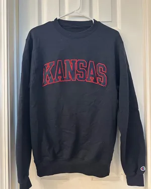 Kansas Crewneck Champion Jayhawks thumbnail 1