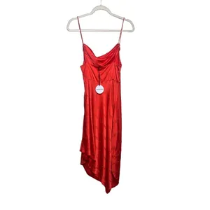 Retrofete Lilly Red Sequin Midi Slip Dress NWT Sz. S thumbnail 8