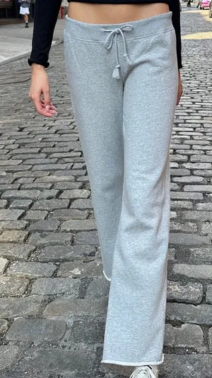 Brandy Melville Rainey Sweatpants in Gray thumbnail 1