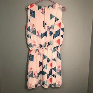 Sam Edelman white patterned dress women’s size small! thumbnail 5