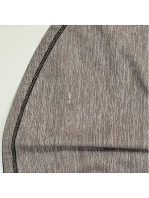Lululemon Women’s Size 8 Long Sleeve Athletic Top Gray Black b13 thumbnail 7