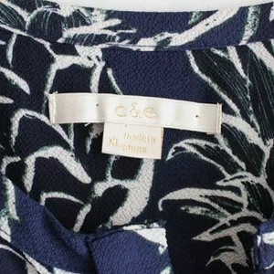 c&e | Pineapple Patterned Tank Top Blue Size XL thumbnail 5