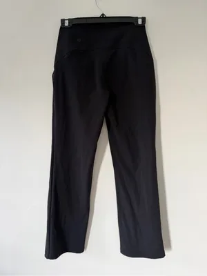 Lululemon Smooth Fit Pull-On High-Rise Cropped Pants in Black Size 4 Work Wear thumbnail 8
