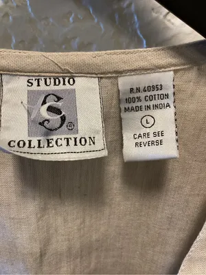 Vintage SD Collection Beige Embroidered Elephant Patchwork Vest Tan Size L thumbnail 3
