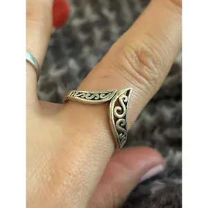 Z54 size 9 ring 925 sterling silver thumbnail 4