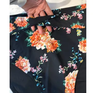 Cupshe Orange Blossom High-waisted Bikini summer vacation beach poolside size XL thumbnail 6