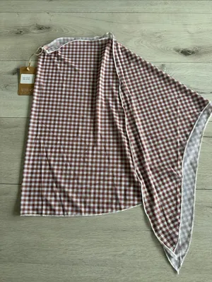 Rihoas Plaid Cover-Up Coffee One Size NWT IN PKG thumbnail 4