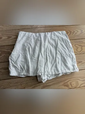 Abercrombie & Fitch White Skort size L thumbnail 4