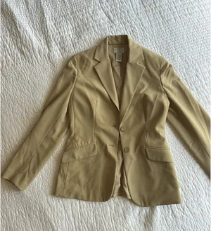 Ann Taylor Loft Pantsuit Tan thumbnail 4