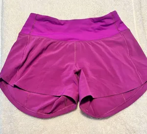 Lululemon Magenta Speed Up Shorts 4" thumbnail 1