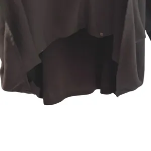 Cato Black Long Sleeve Boho Sheer‎ Chain Detail V-Neck Neck Tunic Top L thumbnail 4