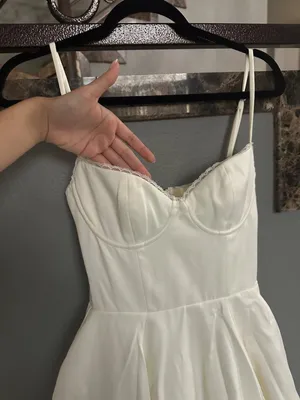 House of Cb Mademoiselle White Tulle Midi Dress thumbnail 2