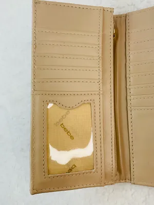 Bebe Cameron Trifold Wristlet Wallet NWT thumbnail 5