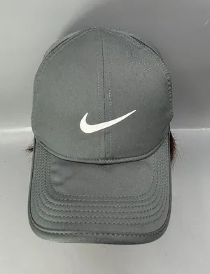 Nike Dri Fit Featherlight Golf Hat Womens One Size Gray Swoosh Logo Hook & Loop thumbnail 1