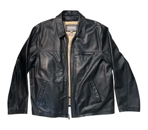 Wilsons Leather Genuine Black Leather Thinsulate Jacket 2XL thumbnail 1