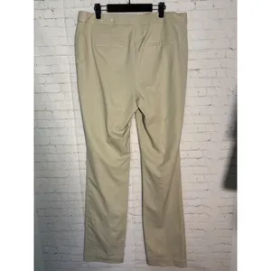Chico's Comfort Waist Straight Leg Pants Natural Tan 570226142‎ Size 2 Tall NWT thumbnail 2